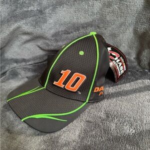 Chase Authentics Danica Patrick Black and Green Racing NASCAR Hat